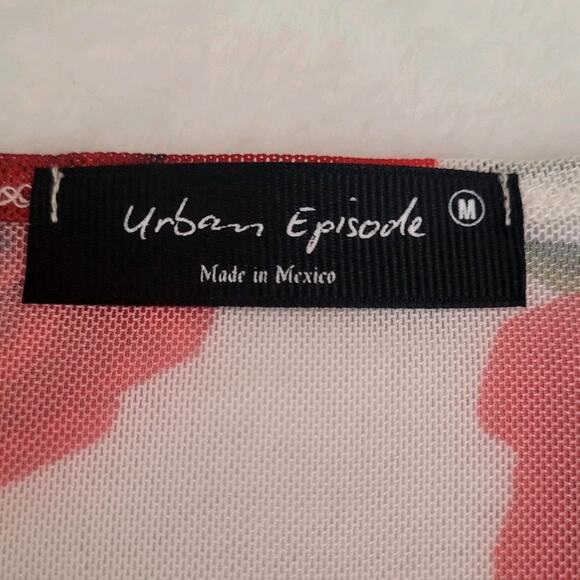 Red Rose 2 Pc Top Set Bloomcore Romantic Flowercore‎ Garden Botanical Sz M NWT - Picture 3 of 7